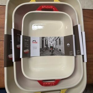 Staub Triple play Baking pans